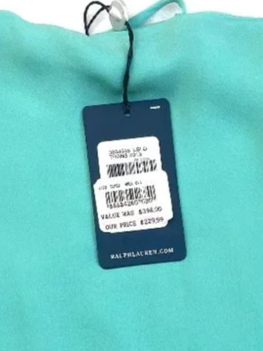NWT Blue Label RL Silk dress with scarf - Picture 6 of 16